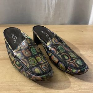 🔸 5/$35!  Sesto Meucci Kandinsky circles mules